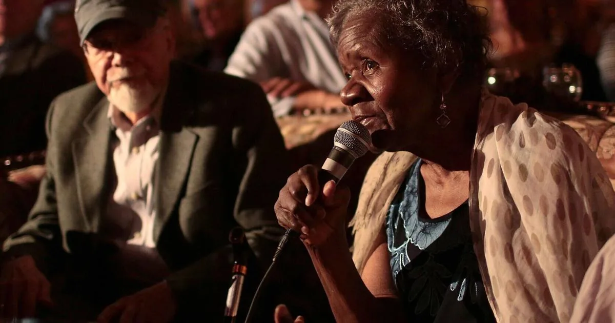 Geraldine de Haas performing as a Chicago jazz singer and promoter
