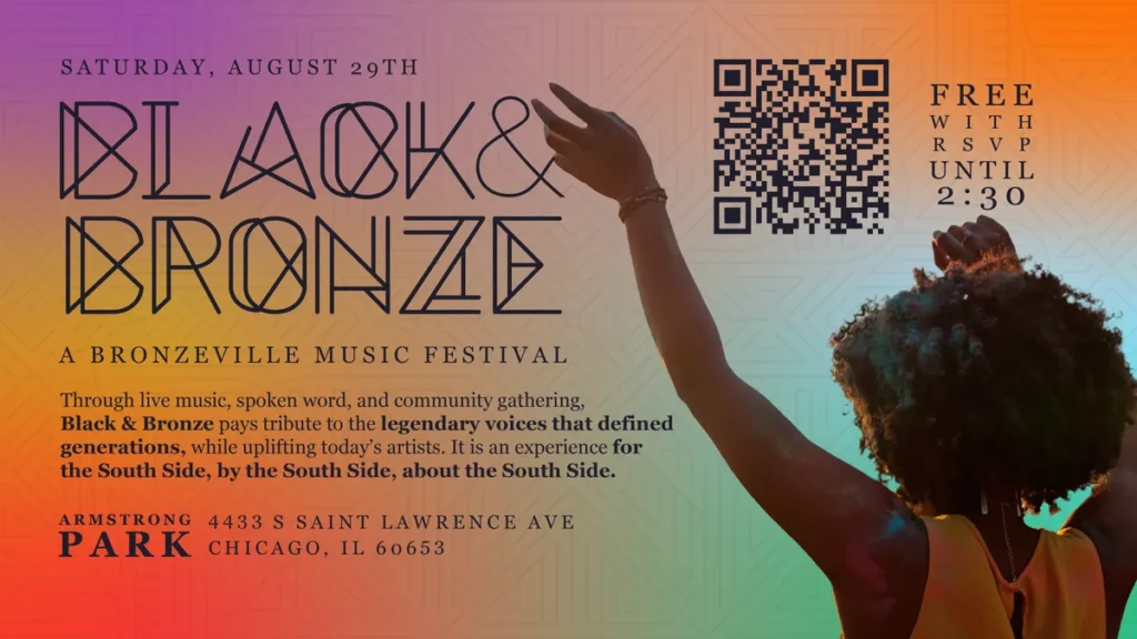 Black and Bronze Bronzeville Music Fest Returns to Armstrong Park With Tributes to Chicago Soul, Gospel, Hip-Hop and Jazz on Saturday, August 29