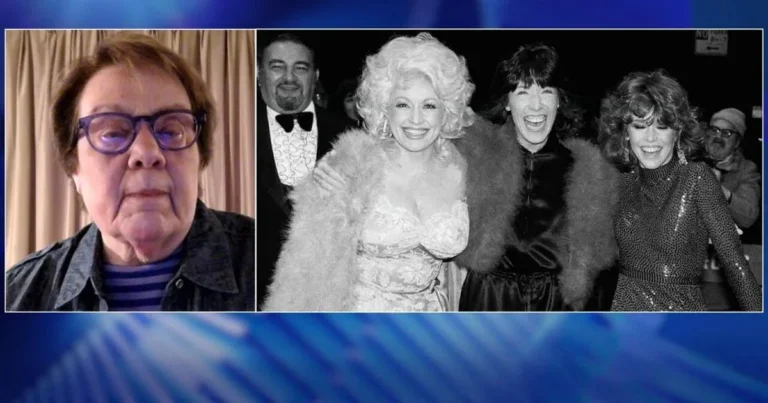Dolly Parton biographer Martha Ackmann speaking in an ABC News interview