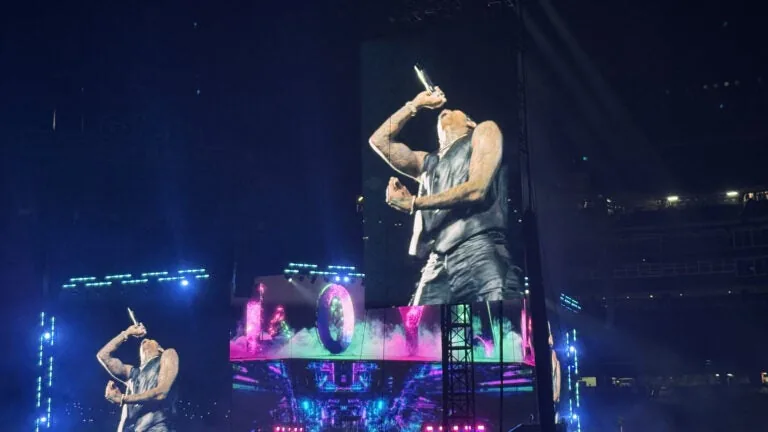 Usher and Chris Brown Turned Gillette Stadium Into Two Nightclub Spectacles in Foxborough, With Tank, Mario and Eric Bellinger Joining a Three-Hour R&B Showcase