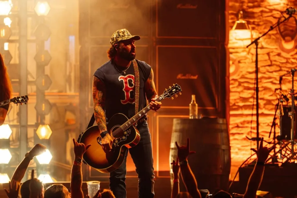 Koe Wetzel Brings Fire, Fan Singalongs and a Tighter Stage Presence to Boston’s Leader Bank Pavilion on the Night Champion Works Tour Wednesday