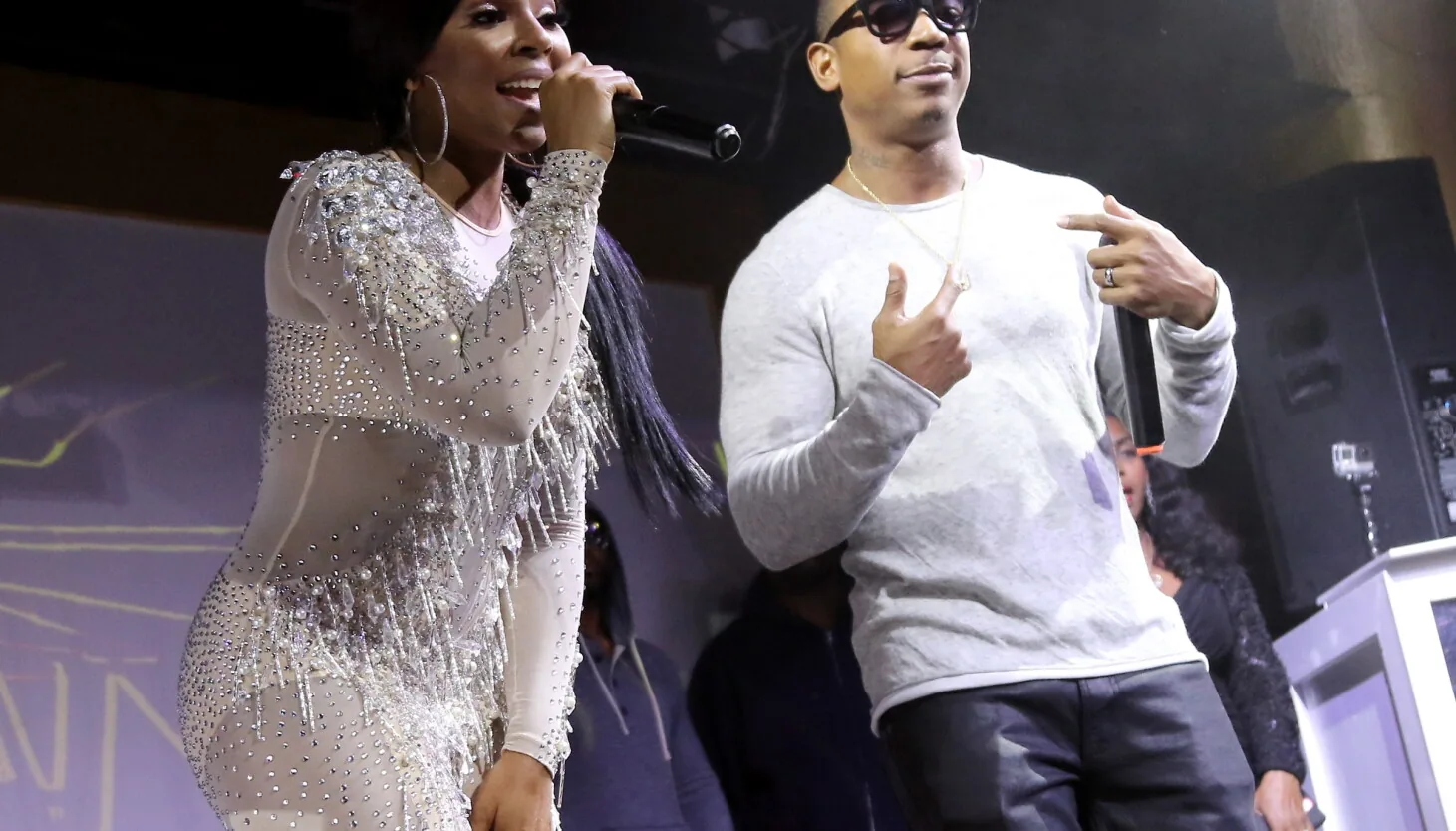 Fans at Rate Field react after a scoreboard announcement cancels Ja Rule's postgame concert