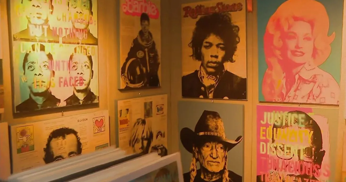 Crowds browse artwork and listen to live music at a Chicago neighborhood arts festival