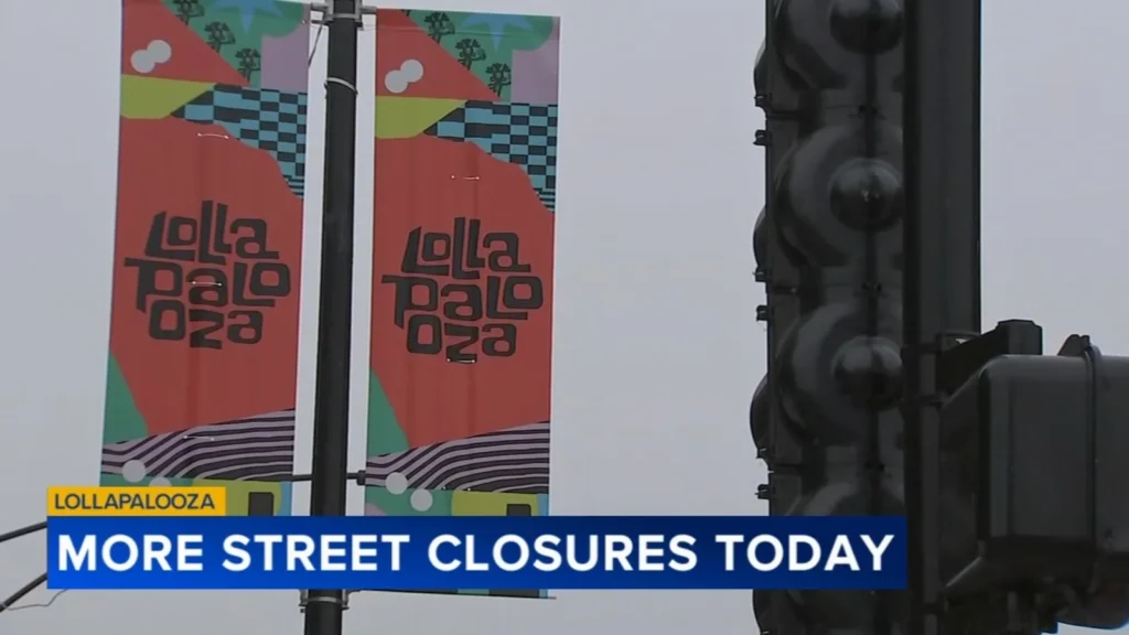 Lollapalooza Road Closures Spread Around Chicago’s Grant Park as CTA and Metra Add Service, Festivalgoers Face Strict Bag Rules and Banned Items for Four Days