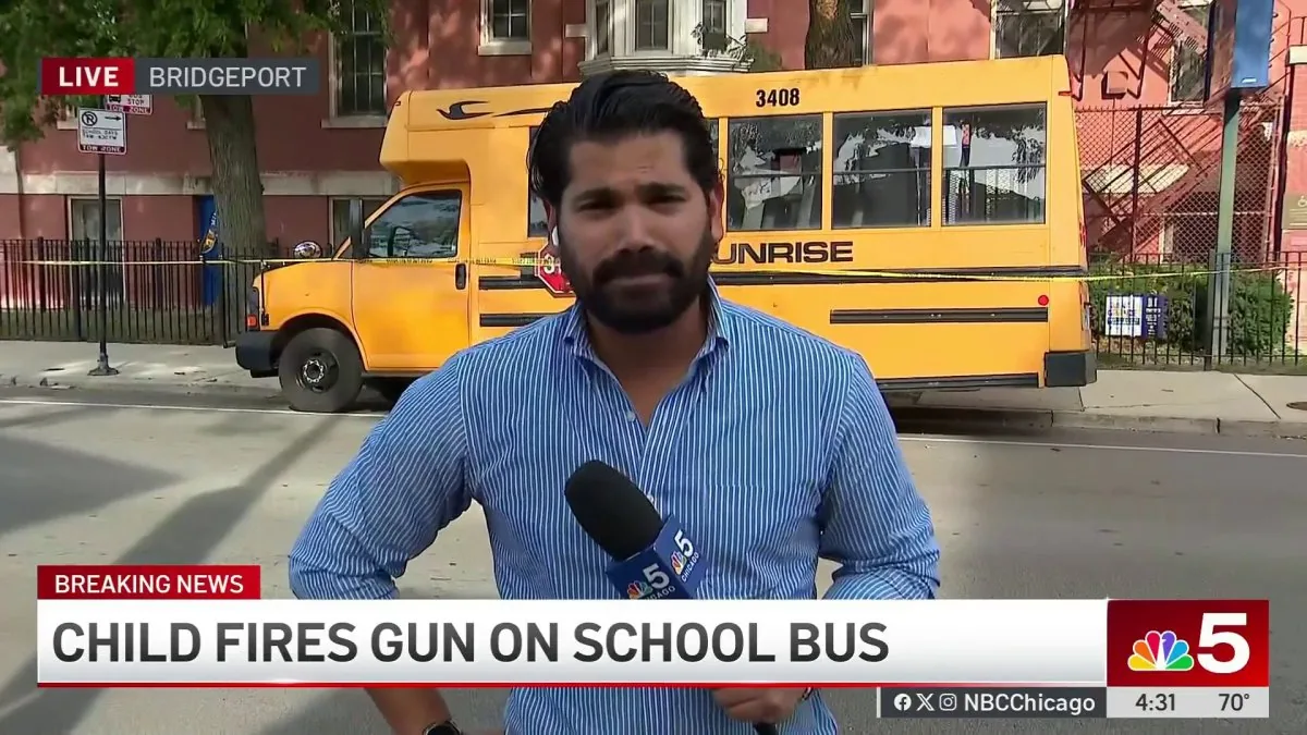 Chicago police investigating a school bus incident in Bridgeport involving a child and a gun