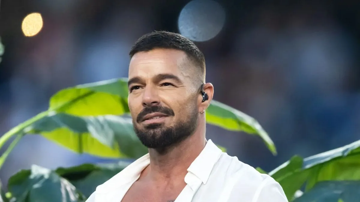 Ricky Martin performing on stage during a concert appearance