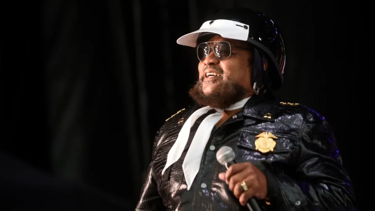Victor Willis of the Village People performing onstage