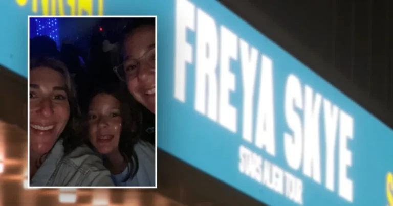 Fans wait outside Landmark Credit Union Live during a Freya Skye concert ticket dispute