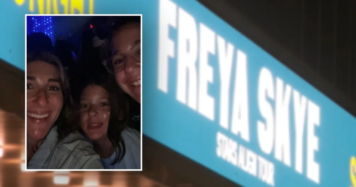 Fans wait outside Landmark Credit Union Live during a Freya Skye concert ticket dispute