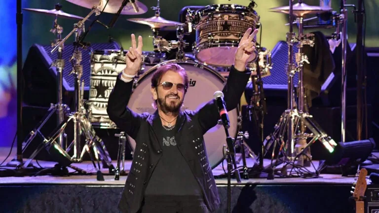 Ringo Starr performs with the All-Starr Band onstage at MGM Music Hall at Fenway